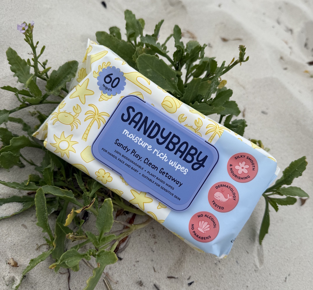 Sandy Baby Wipes