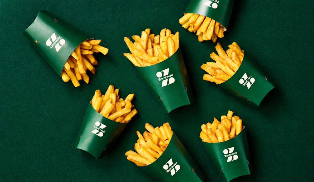 Zambrero Fries on Emerald Green