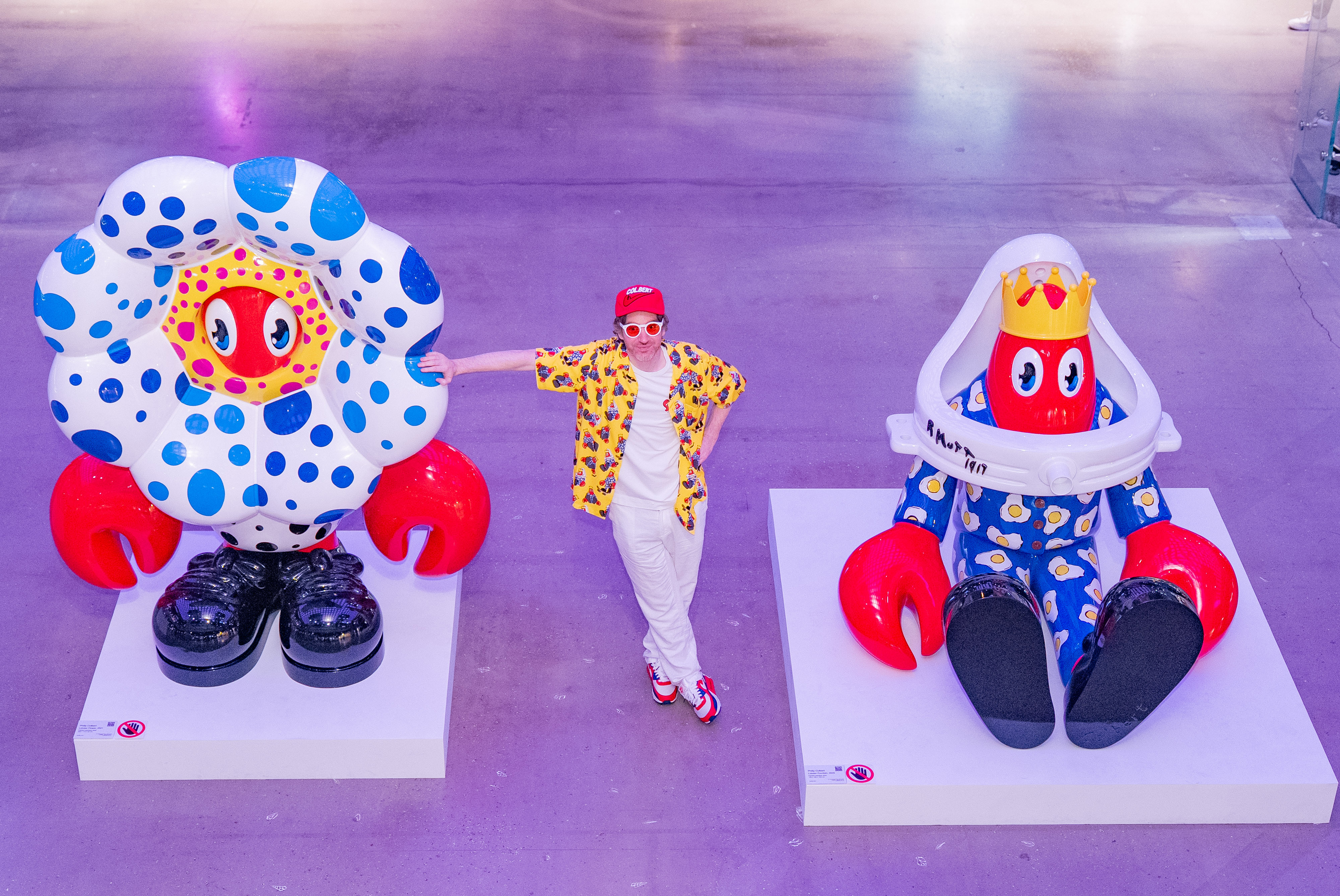 Five of Colbert’s signature lobster sculptures will also be on display inside K11 MUSEA – including Lobster Fountain and Lobster Flower (Photo Credit: Anthony Kwan, Getty Images)