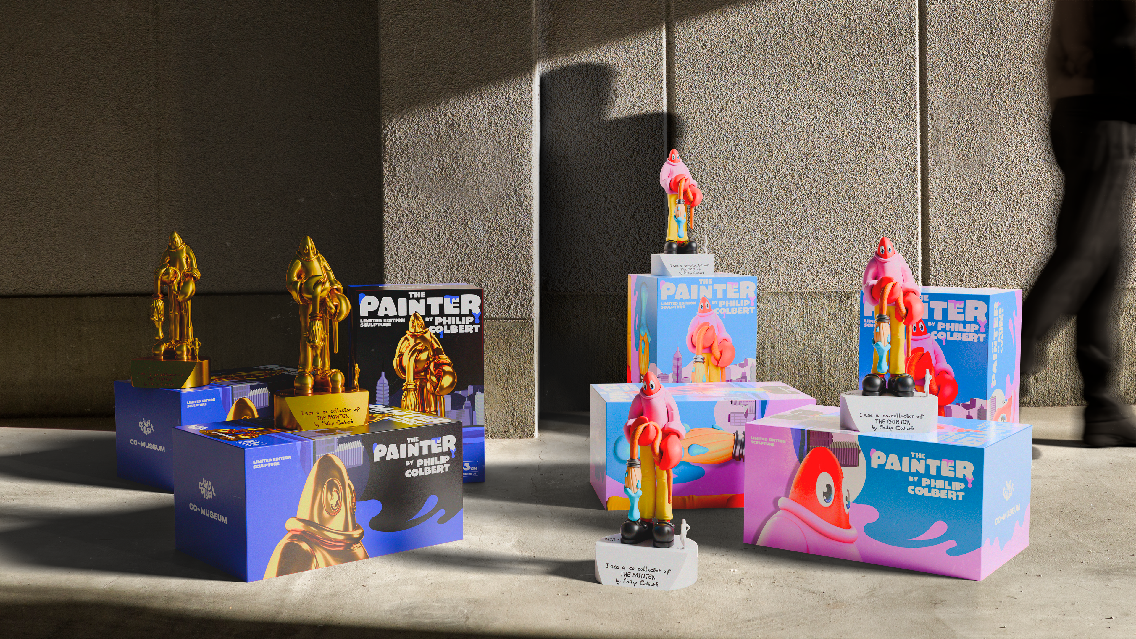 Limited-edition special Asset-Backed Collectible (ABC) versions of THE LOBSTER PAINTER enable collectors to become co-collectors (Photo Credit: Philip Colbert Studio)