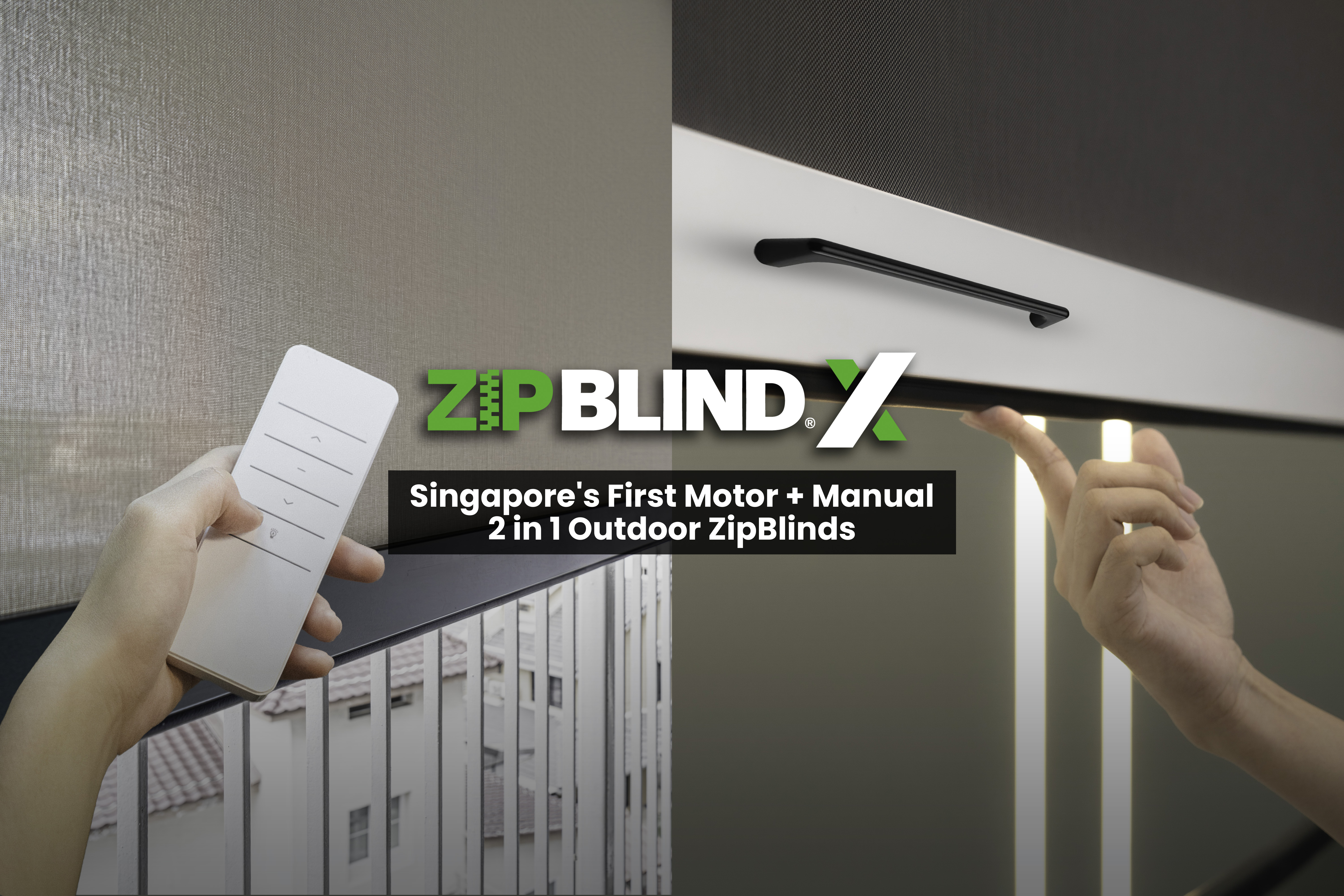 Singapore’s first hybrid outdoor blind puts control back in homeowners’ hands
