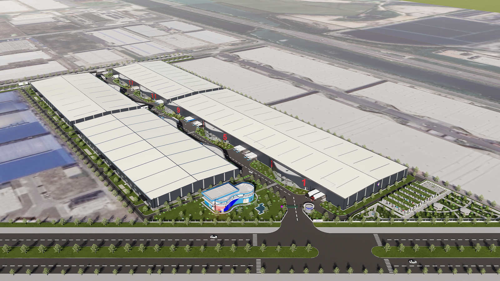 The project will deliver approximately 80,000sq.m of world-class ready-built factory space for lease, with a handover expected in Q1/2027. Photo courtesy of the firm