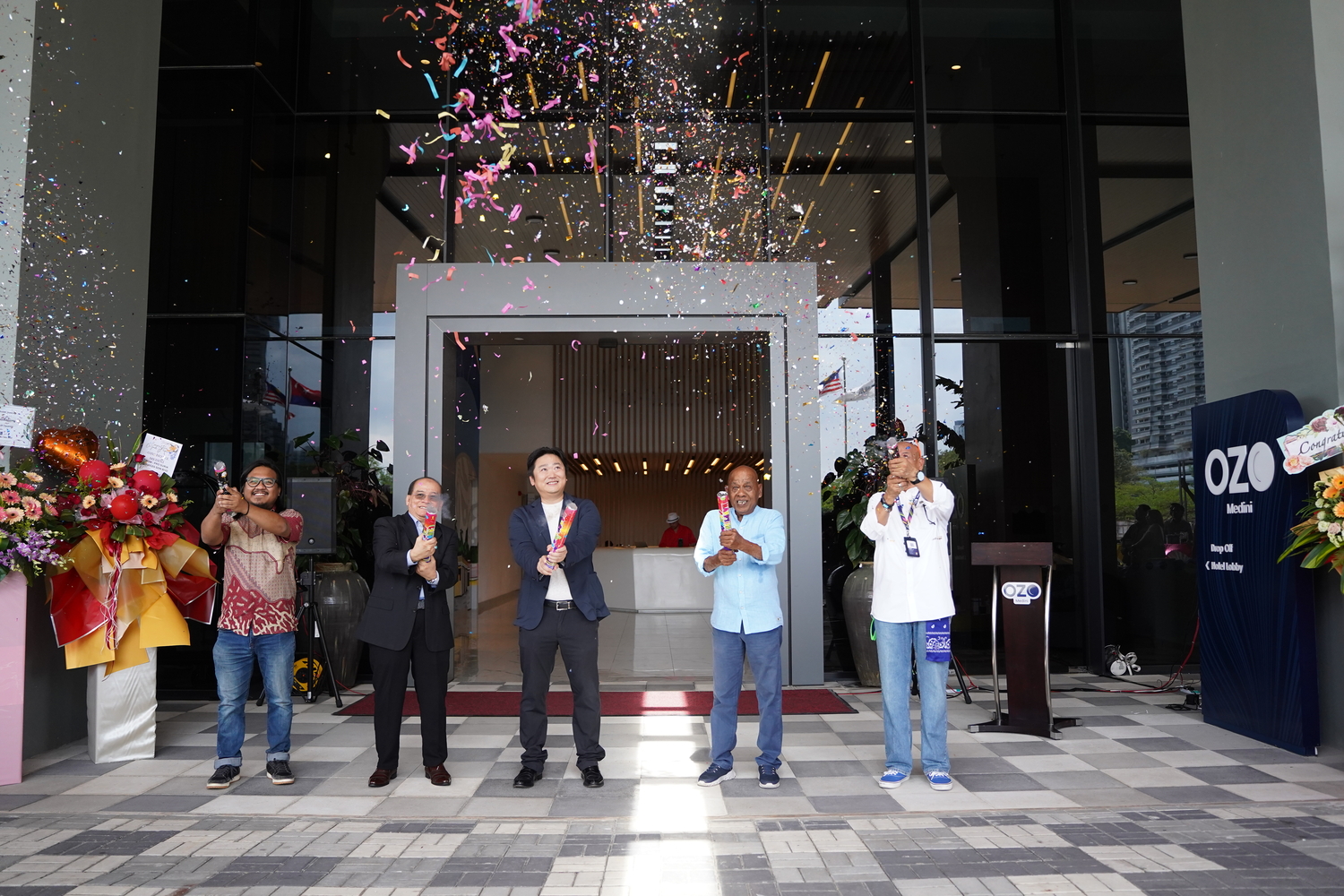 OZO Medini Malaysia (L - R) Zaim Zarkasha Zamani, Dato