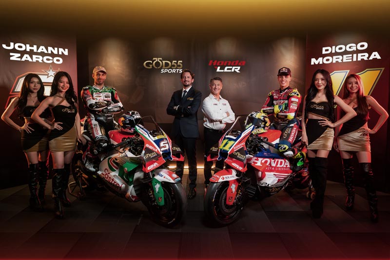 GOD55 Sports Honored to Partner With Honda LCR Team in MotoGP