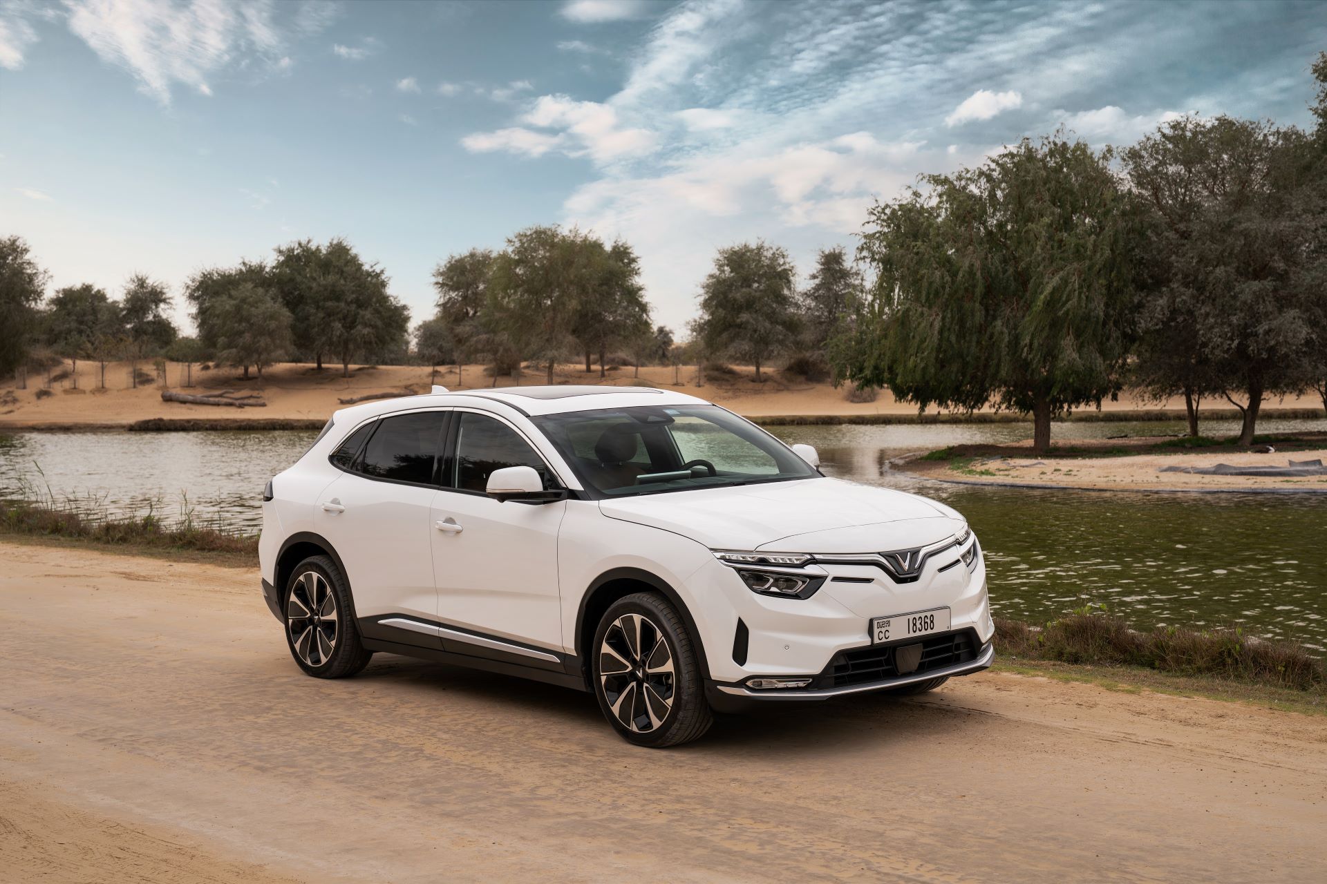 VinFast VF 8 model in UAE