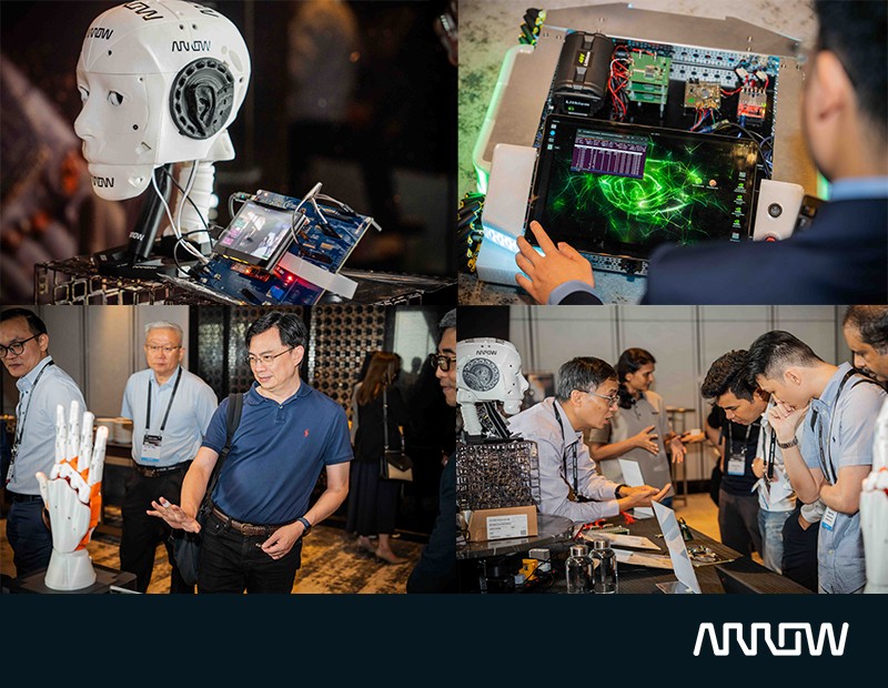 Arrow showcases AMR solutions with partners in Singapore and Bangkok.