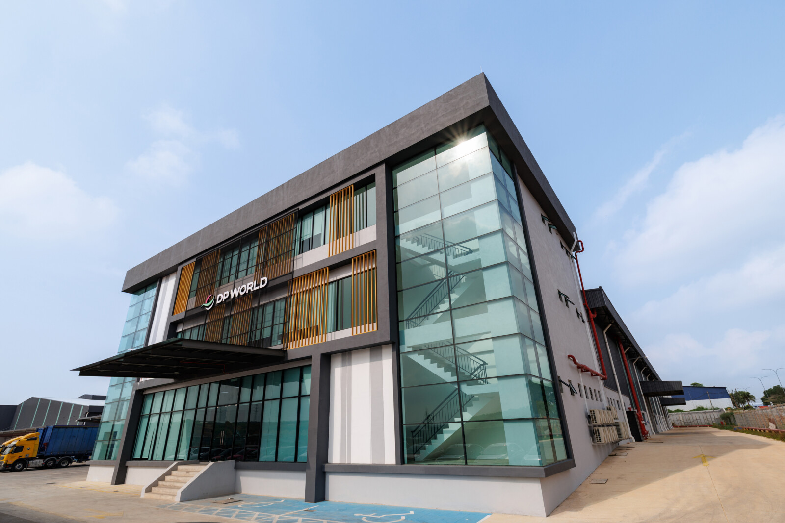 Exterior view of DP World