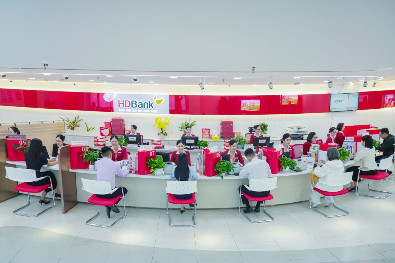 An HDBank transaction office in HCM City. — Photo courtesy of the bank.