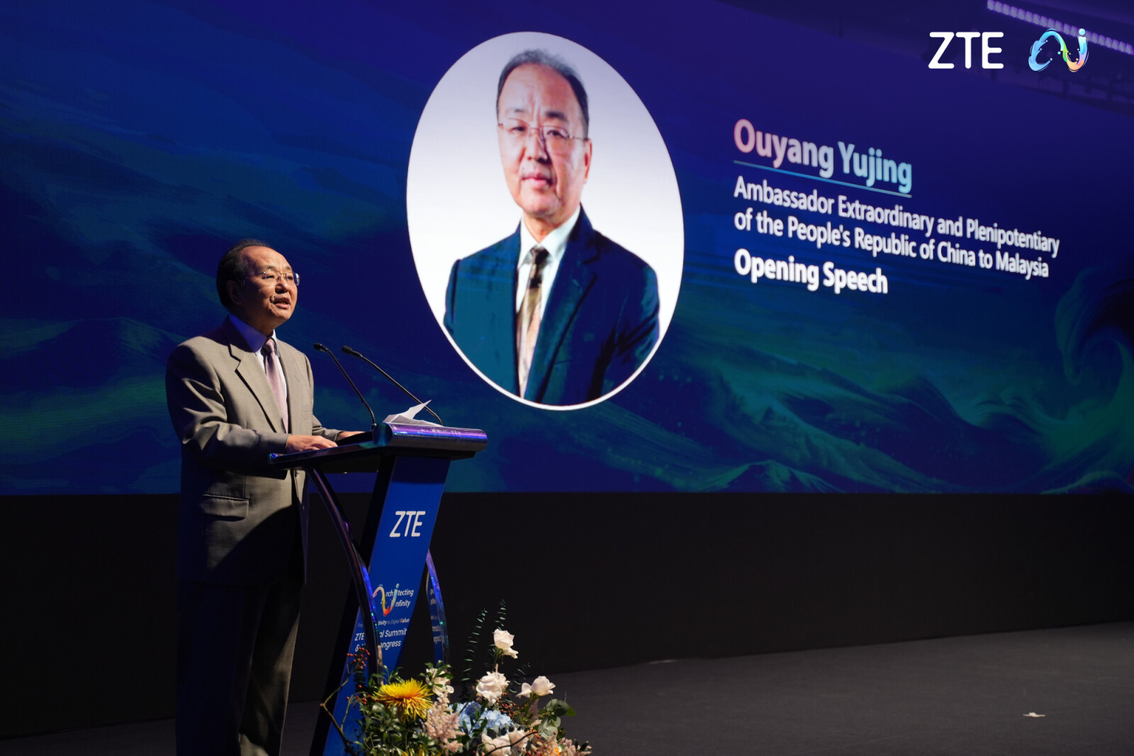 Ouyang Yujing, Ambassador Extraordinary and Plenipotentiary of the People